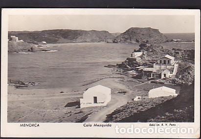 Postales: POSTAL MENORCA CALA MEZQUIDA - Foto 1