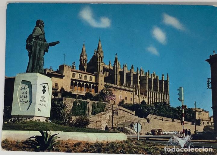 Postales: MALLORCA, La Catedral. Ram&oacute;n Llull. NCE. Escrita. - Foto 1