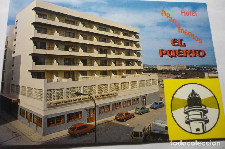 Postales: postal ibiza.-hotel el puerto