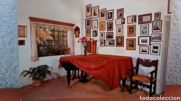 Postales: VALLDEMOSA. PIANO MODERNO PARA LOS CONCIERTOS. NEVCOLOR.CASA PLANAS. USADA.