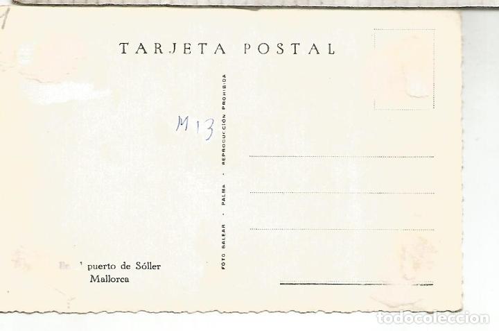 Postales: BALEARES MALLORCA SOLLER ESCRITA - Foto 2