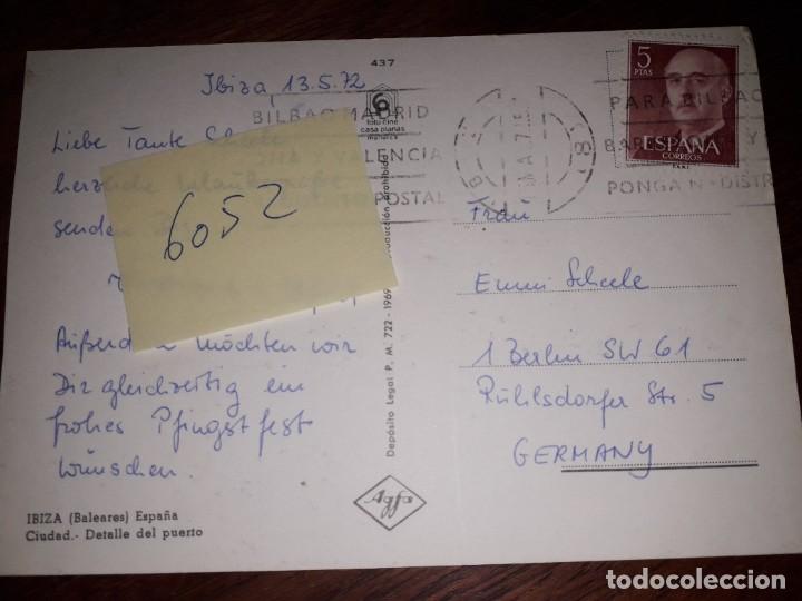 Postales: N&ordm; 6052 POSTAL IBIZA BALEARES - Foto 2