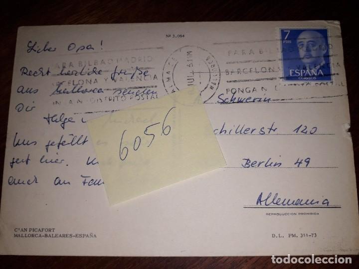 Postales: N&ordm; 6056 POSTAL PICAFORT MALLORCA BALEARES - Foto 2