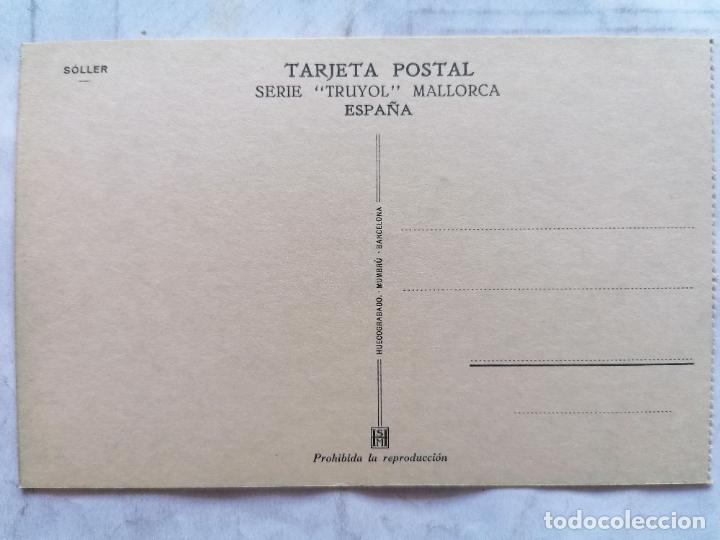Postales: POSTAL MALLORCA, SOLLER, SERIE TRUYOL, SIN CIRCULAR - Foto 2