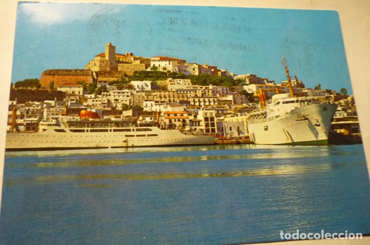 Postales: POSTAL IBIZA-PUERTO CIRCULADA