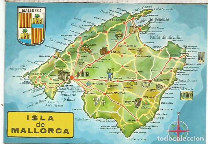 Postales: BALEARES MALLORCA ESCRITA - Foto 1
