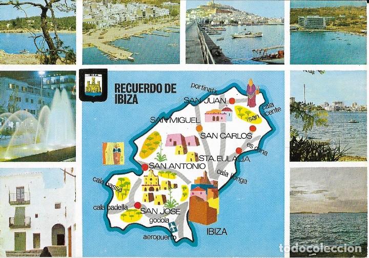 Postales: Postal recuerdo de IBIZA - Foto 1