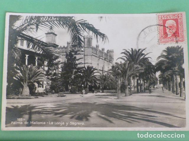 Postales: PALMA DE MALLORCA LA LONJA Y SAGRERA - Foto 1