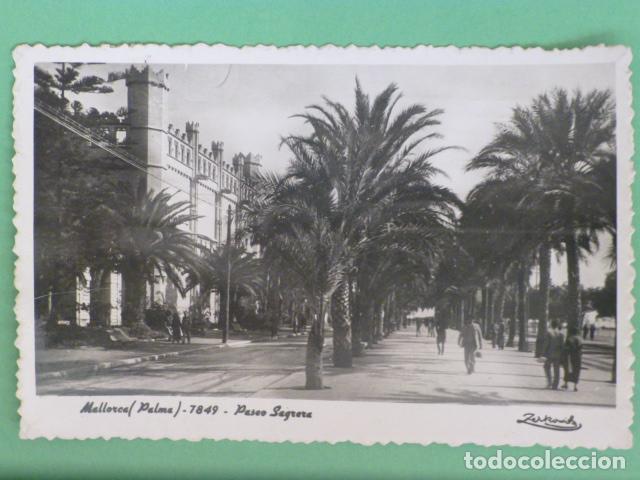 Postales: PALMA DE MALLORCA PASEO DE SAGRERA - Foto 1