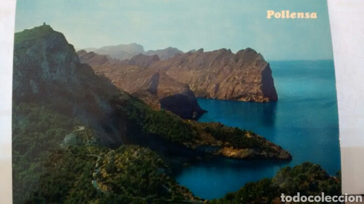 Cartes Postales: POLLENSA. VISTA AEREA DE LA COSTA EN LA RUTA A FORMENTOR. PLANAS. SIN CIRCULAR.