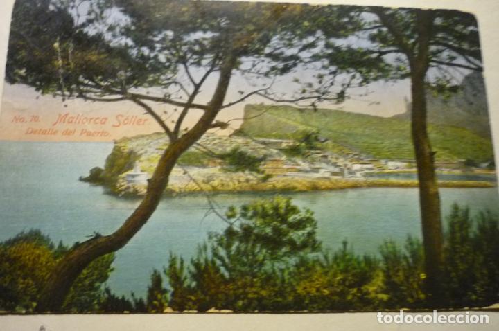 Postales: postal soller -detalle puerto escrita cm