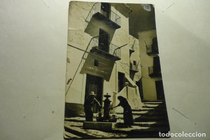 Postales: postal ibiza.-callejon y fuentre drassaneta -cm