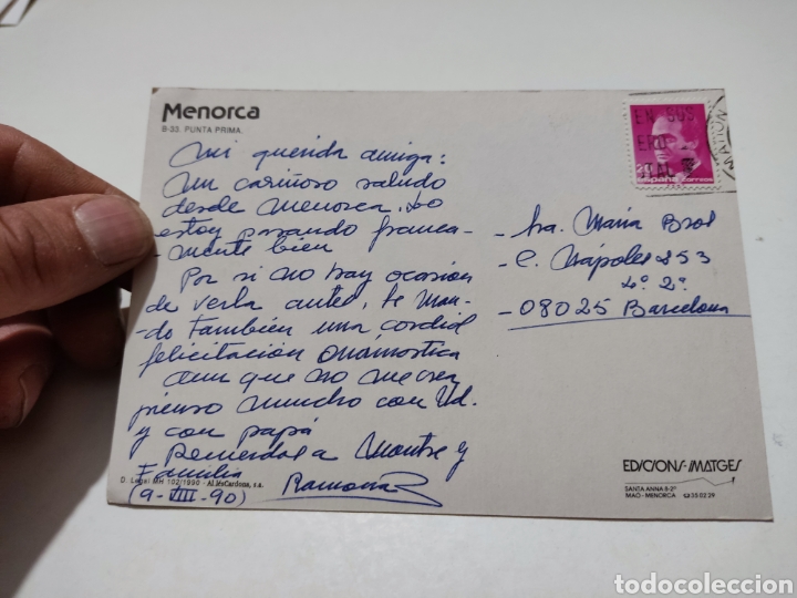 Postales: Postal punta prima, Menorca - Foto 2