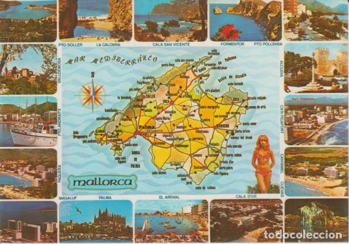 Postales: (11017) MALLORCA. MAPA - Foto 1