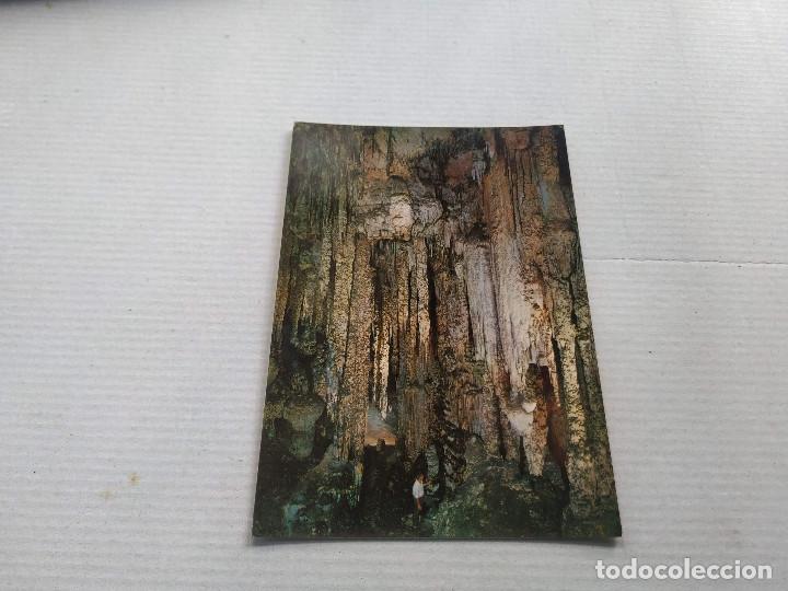 Postales: MALLORCA - POSTAL CUEVA DE ART&Aacute; - SAL&Oacute;N DE COLUMNAS - Foto 1