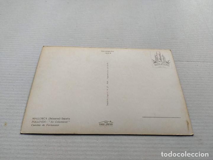 Postales: MALLORCA - POSTAL POLLENSA - ES COLOMERET - Foto 2