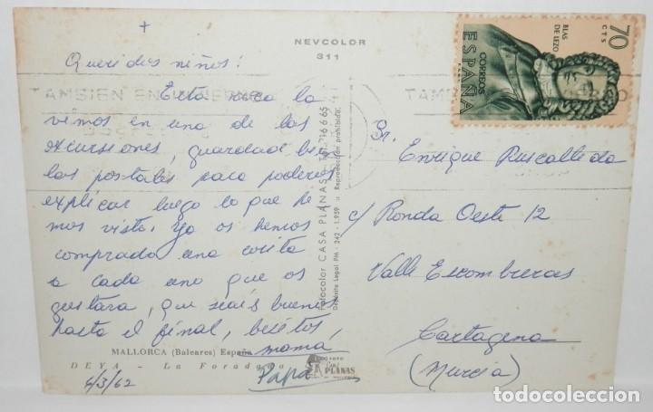 Postales: TARJETA POSTAL - MALLORCA DEYA LA FORADADA - Foto 2