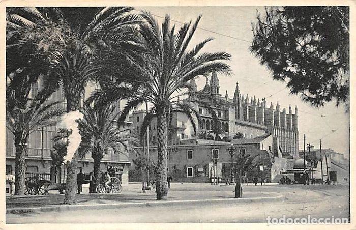 Postales: Palma. Catedral. Ediciones Roco. Usada. Blanco/Negro - Foto 1