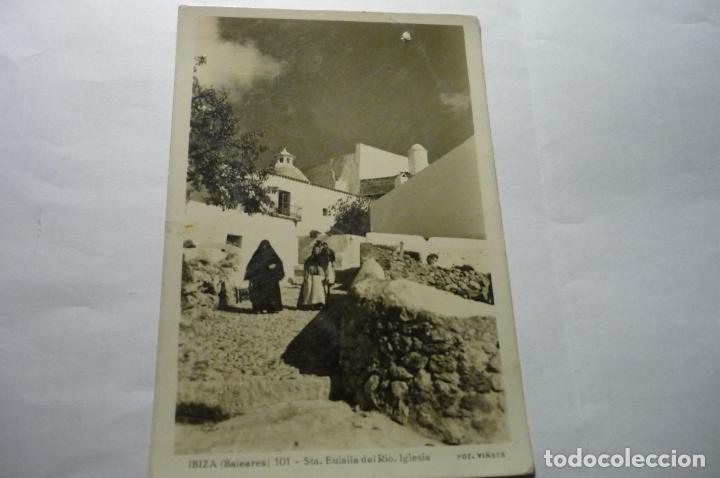 Postales: postal ibiza- sta.eulalia del rio iglesia cm