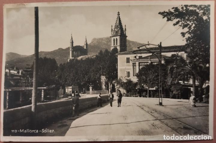 Postales: MALLORCA. S&Oacute;LLER. ESTACI&Oacute;N. A.M. - Foto 1