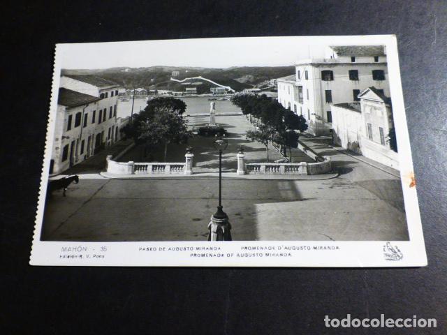 Postales: MAHON MENORCA PASEO DE AUGUSTO MIRANDA - Foto 1