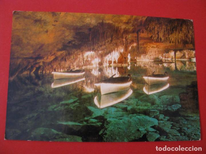 Postales: POSTAL DE CUEVAS DEL DRACH, MALLORCA. ED. CLISE SERVERA. - Foto 1
