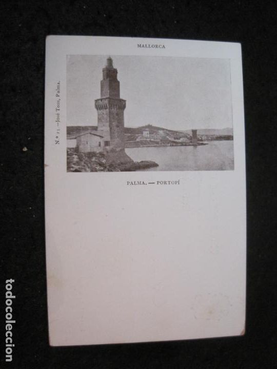 Postais: PALMA DE MALLORCA-PORTOPI-23-JOSE TOUS-REVERSO SIN DIVIDIR-POSTAL ANTIGUA-(91.144)