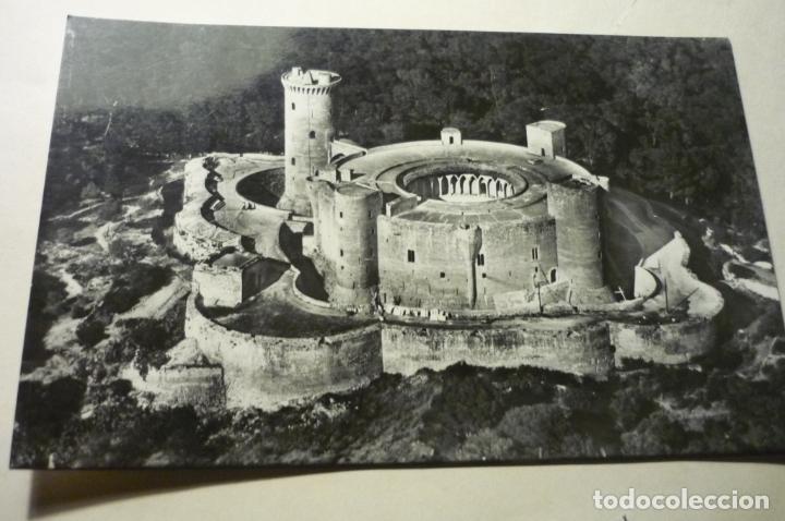 Postales: POSTAL MALLORCA CASTILLO BELLVER AEREA - Foto 1