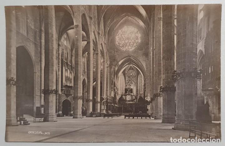 Cartes Postales: CATEDRAL DE PALMA DE MALLORCA POSTAL FOTOGRAFICA INTERIOR SIN CIRCULAR EN BUEN ESTADO