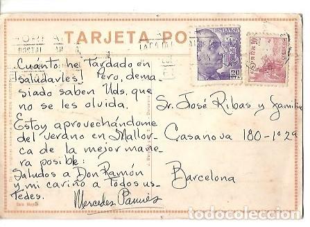Postales: ANTIGUA POSTAL CALA MAYOR MALLORCA - Foto 2