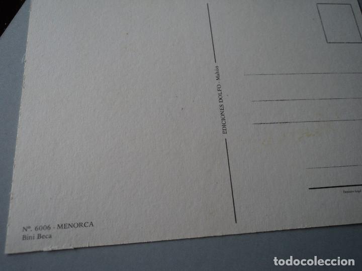 Postales: 6006 MENORCA BINI BECA ED. DOLFO - Foto 2