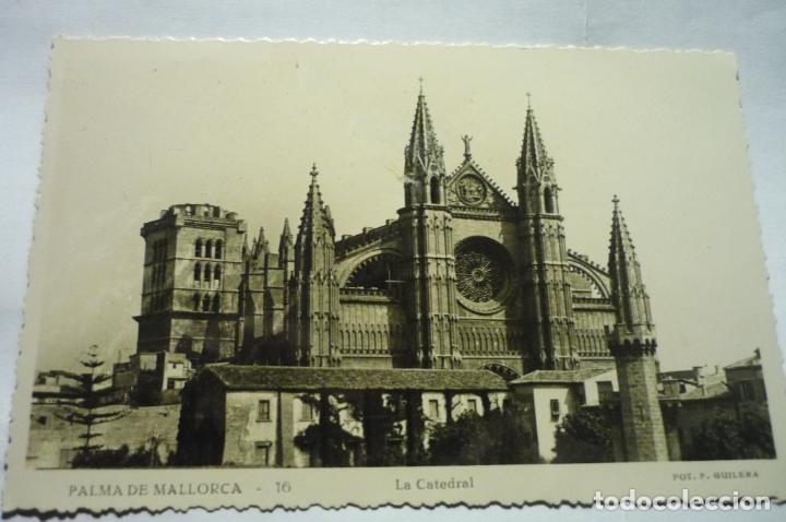 Postales: p&ograve;stal mallorca catedral escrita cm - Foto 1