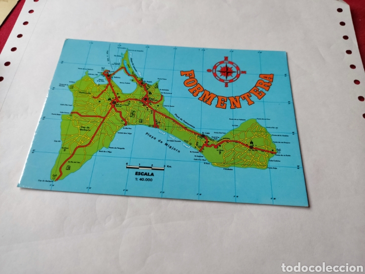 Postales: Postal Formentera mapa - Foto 1