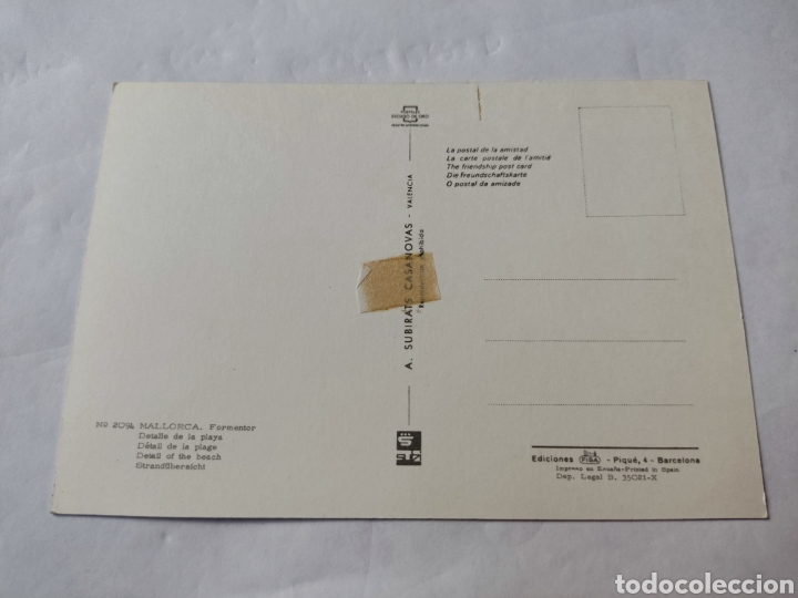 Postales: Postal formentor Mallorca - Foto 2