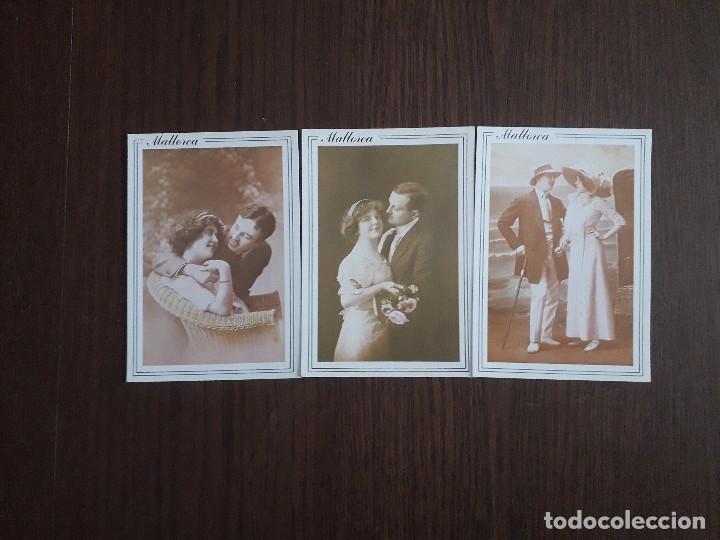 Cartes Postales: lote de 3 postales de fotos antiguas a&ntilde;os 80 de las Baleares.