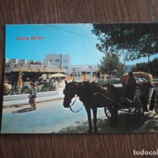 Postales: POSTAL DE COCHE DE CABALLOS EN CALA D'OR, MALLORCA, AÑOS 80.. Lote 350496774