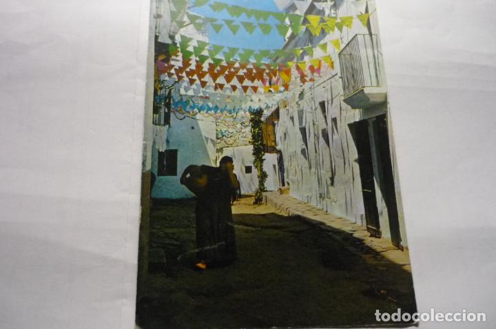 Postales: postal ibiza-calle virgen sapenya escrita