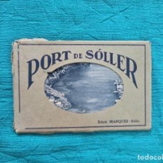 Postales: LOTE 7 POSTALES DE PORT DE SOLLER. EN CARPETA ORIGINAL. MALLORCA. ISLAS BALEARES. PRINCIPIO S. XX.. Lote 351874889