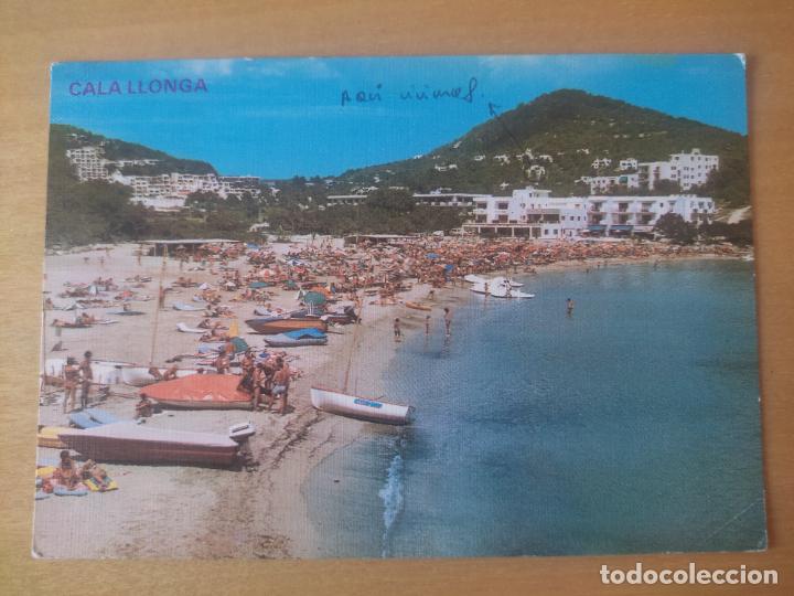 Postales: CALA LLONGA IBIZA N&ordm; 2020 CIRCULADA ED FOTOPERATOR ESCRITO FRONTAL