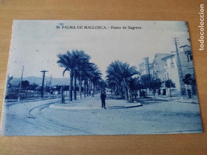 Postales: PASEO SAGRERA PALMA MALLORCA ED ARRIBA N&ordm; 39 SC