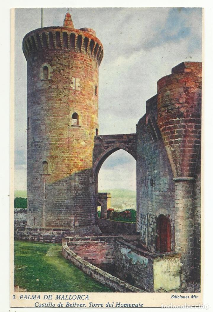Postales: postal castillo bellver nueva - Foto 1