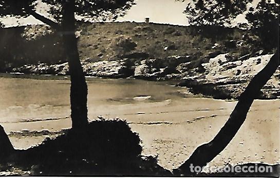 Postales: CIUDADELA - nº 15. CALA TURQUETA - CIRCULADA - 1956