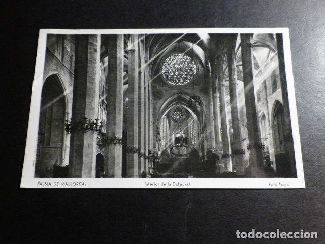 Postales: PALMA DE MALLORCA INTERIOR DE LA CATEDRAL - Foto 1