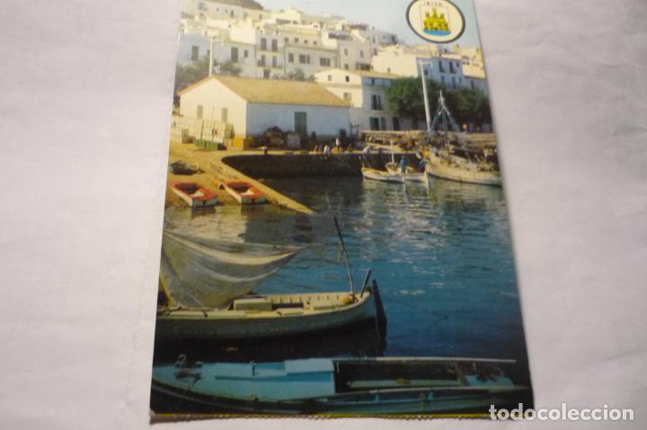 Postales: postal ibiza.-detalle puerto y ciudad
