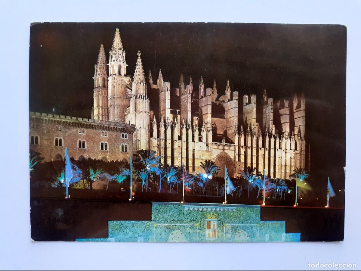 Postais: POSTAL - MALLORCA BALEARES LA CATEDRAL - AGFACOLOR 1090 a - ESCRITA