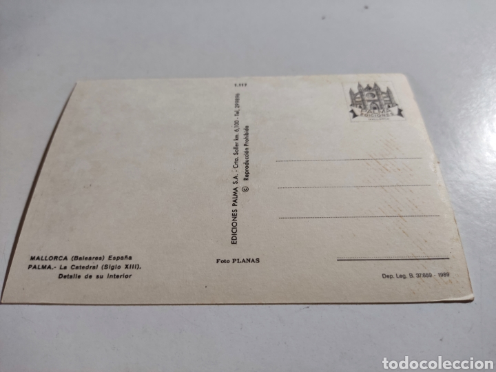 Postales: Postal Mallorca catedral - Foto 2