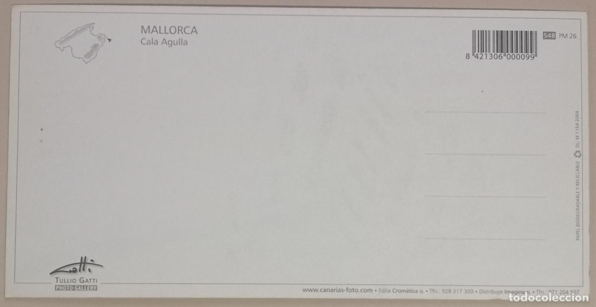 Postales: POSTAL SIN CIRCULAR - MALLORCA - CALA AGULLA - Foto 2