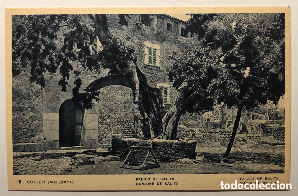 Postales: Postal antigua S&oacute;ller - Predio de B&aacute;litx - Foto 1