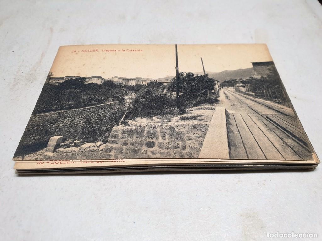 Postkarten: Postal antigua Mallorca. Sóller. Llegada a la Estación. Thomas 26