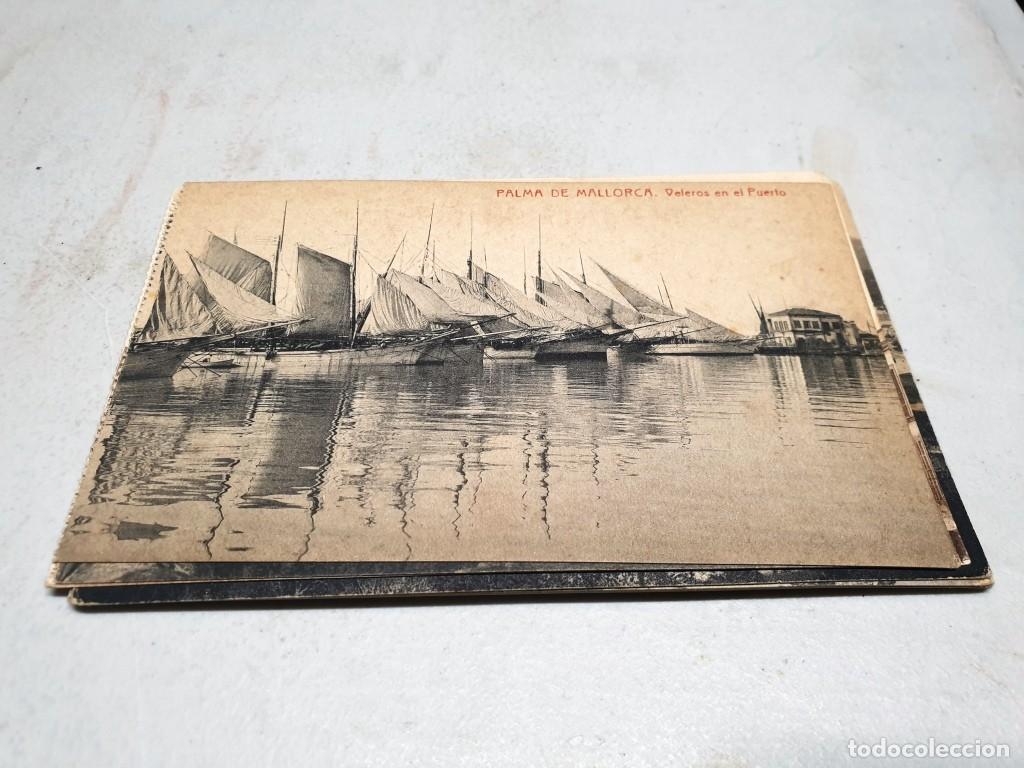Postkarten: Postal antigua Mallorca. Veleros en el Puerto. Thomas